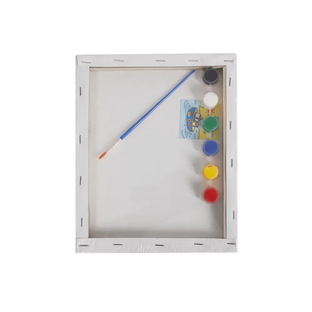 Текстовая рамка с мини-пустой стретч-холст на заказ белая живопись профессиональная художественная живопись