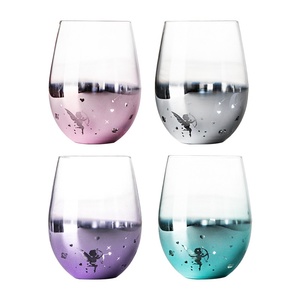 Bouteille d'eau sans couvercle en forme d'œuf <span class=keywords><strong>de</strong></span> <span class=keywords><strong>Cupidon</strong></span> soufflée à la main, résistante aux hautes températures, finition électroplaquée, personnalisable - Product Image 5