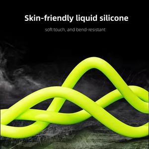 उच्च गुणवत्ता 240w फास्ट चार्जिंग 4-इन-1 डबल टाइप सी डेटा केबल pd 1m 2m यूएसबी सिलिकॉन चार्जर सी से सी केबल - Product Image 6