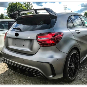 Diffusore con punte di <span class=keywords><strong>scarico</strong></span> Spoiler lama paraurti posteriore per Mercedes-Benz A-CLASS 2014-2018 W176 aggiornamento a A45 AMG 2014-2018 - Product Image 5