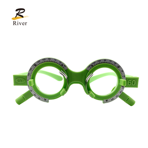 Marco de prueba para instrumento oftalmológico, marco de plástico óptico, barato y colorido - Product Image 3