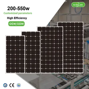 中国工厂双玻璃太阳能电池板价格欧盟仓库400W 500W 550W 600W单晶光伏光伏电池板 //