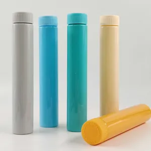 Tube en plastique OEM, 78mm, tube en plastique vide de couleur assortie