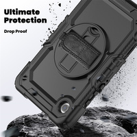 Housse de protection robuste antichoc pour tablette de 8,7 pouces avec bandoulière pour Samsung Galaxy Tab A9 A11
