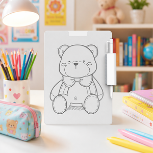 Nouveauté : Bloc-notes intelligent réutilisable sans encre, tableau effaçable de 10 pouces, tableau blanc magnétique pour le dessin des enfants, papeterie - Product Image 1