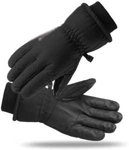 <b>Men's</b> Winter Snowboarding <b>Gloves</b> PU Material <b>Touch</b> <b>Screen</b> Custom Waterproof Ski <b>Gloves</b> - Product Image 1
