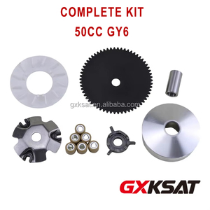 Kit de Variador y Embrague de Aluminio GXKSAT GY6 <span class=keywords><strong>50cc</strong></span> con Correa 669 para Scooter, <span class=keywords><strong>Ciclomotor</strong></span> y ATV 139QMB - Product Image 3