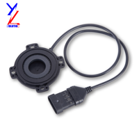 Sensor de velocidad de entrada de transmisión para montacargas, 48/64 pulsos, señales digitales AB para motor de inducción, apilador, vehículo, 4.5-30V, alta temperatura