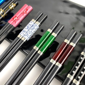 Meilleur prix Offre Spéciale baguettes de sushi réutilisables en fibre de verre pps noires japonaises baguettes en alliage de fibre de verre pour restaurant à la maison - Product Image 3