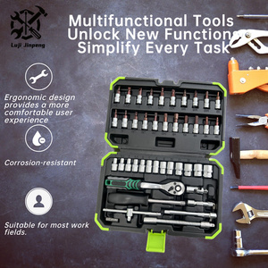 46pcs Vật liệu CR-V ô tô sửa chữa ổ cắm công cụ thiết lập biểu tượng tùy chỉnh dụng cụ cầm tay với trường hợp nhựa và hộp màu OEM hỗ trợ - Product Image 2