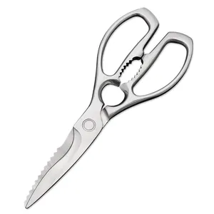 8 inch Easy Cleaning Poultry Shear Multipurpose Stainless Steel Sharp Kitchen Scissors