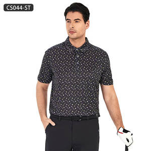 เสื้อโปโลข้ามพรมแดนแบบ SS25สำหรับผู้ชายเสื้อลำลองแนวธุรกิจสัมผัสความเย็นแบบยุโรปพร้อมพิมพ์ลายศิลปะ - Product Image 3