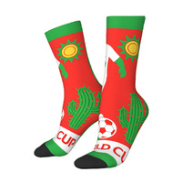 Chaussettes hautes personnalisées avec logo pour enfants et jeunes, motif 3D coloré, respirantes, en polyester écologique