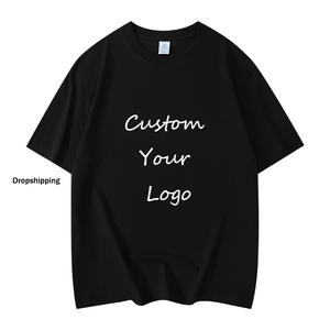 Camiseta de poliéster y algodón para hombre, talla grande, con logotipo digital serigrafiado, personalizada al por mayor, 2026 - Product Image 1