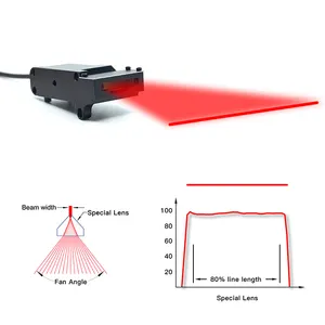 Industry 635nm 638nm 650nm Red Straight Line Laser Light Diode Module For 3D Scanner
