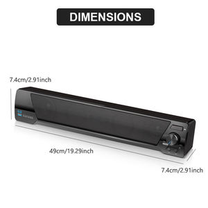 Haut-parleurs d'ordinateur <span class=keywords><strong>de</strong></span> bureau <span class=keywords><strong>TV</strong></span> <span class=keywords><strong>barre</strong></span> <span class=keywords><strong>de</strong></span> <span class=keywords><strong>son</strong></span> pour la maison avec un <span class=keywords><strong>son</strong></span> riche Haut-parleurs <span class=keywords><strong>de</strong></span> <span class=keywords><strong>barre</strong></span> <span class=keywords><strong>de</strong></span> <span class=keywords><strong>son</strong></span> sans fil ou filaire les mieux notés Alimenté par USB - Product Image 2