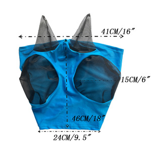 Máscara para Caballos KingHon, Protección para la Cabeza, Antimosquitos, Antiinsectos, Antimoscas, Resistente, para la Nariz del Caballo - Product Image 6