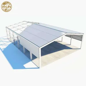 Prefabricated Durable Steel Structure Building Large Span Warehouse Workshop Factory Supply