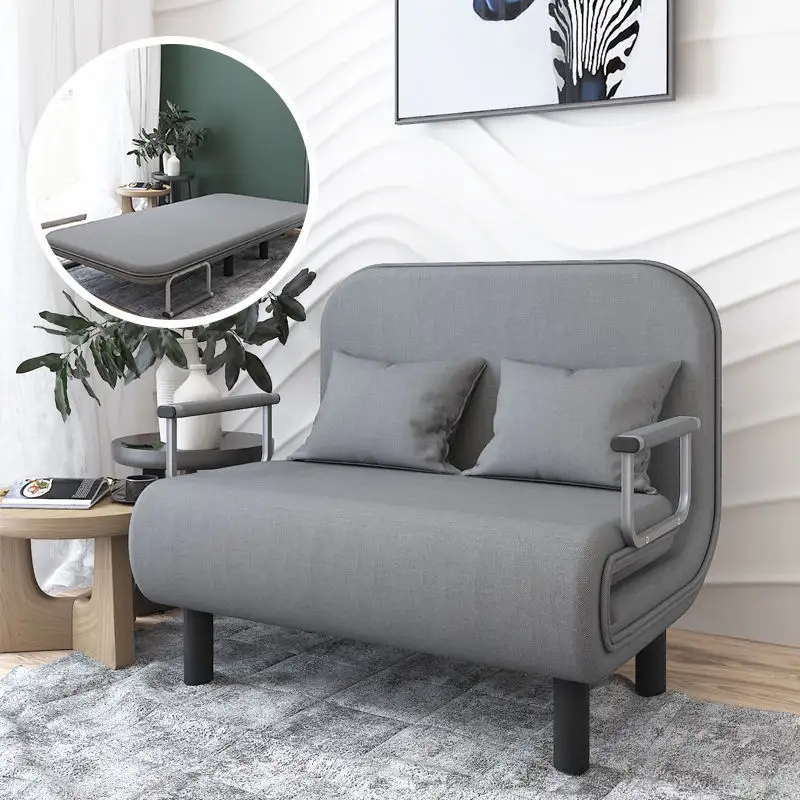 Đa Chức Năng Hot Hiện Đại Chuyển Đổi Vải Xoay Duy Nhất Chỗ Ngồi Gấp Ngủ Ghế Sofa Giường