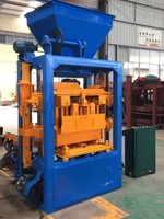 Machine à briques emboîtables, machine à fabriquer des briques en ciment, machine à petits blocs en béton pour petites entreprises