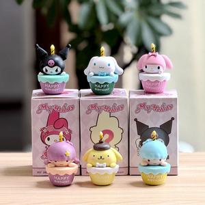 Figurine de dessin animé en PVC Kuromi My Melody du Japon, mignonne pour boîte mystère, modè<span class=keywords><strong>le</strong></span> de décoration de bureau et de voiture, petite décoration, pour les 15-35 ans - Product Image 3