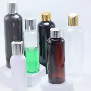 400ml White <b>Empty</b> <b>Plastic</b> <b>Bottle</b> Containers Gold Press Cap Shampoo Washing Cleaning Packaging <b>Bottles</b> Aluminum Disc Top Cover - Product Image 5