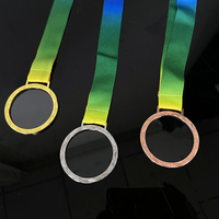 Médailles sportives personnalisées en bronze, argent, or et cristal - Médailles sportives en métal personnalisées MH-J703