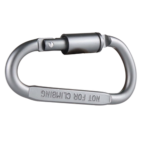 Mosquetón de Aleación de Aluminio en Forma de D de Alta Calidad, Grueso, con Clip Rápido, Capacidad de 1L, Multifuncional para Campismo y Senderismo al Aire Libre - Product Image 1