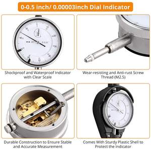 हाथ डायल बोर गेज 2 "-6"/0.001 "भरनेवाला डायल बोर गेज सेट - Product Image 2