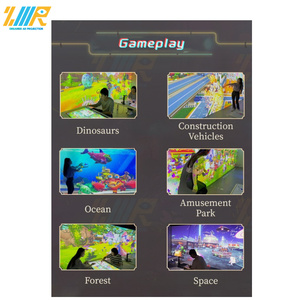 Tranh tương tác 3D 6 chủ đề trò chơi 3D vẽ tương tác nhúng tường chiếu vẽ máy quét tường chiếu - Product Image 6