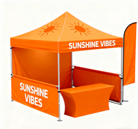 Tentes de réception robustes anti-UV de qualité commerciale 10x20 pieds, pliables et faciles à monter, pour salons professionnels, foires, intérieur/extérieur