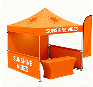 Heavy Duty Commercial 10x20ft Anti-Uv Tiendas de toldo resistentes Toldo plegable fácil para ferias comerciales - Product Image 3