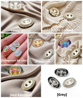 Kancing Kristal Bentuk Oval Dua Lubang Bersegi, Hiasan Berlian Imitasi untuk Jahitan Pakaian, Kerajinan DIY