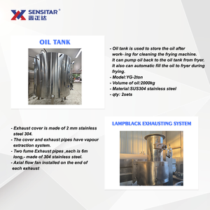 Công Nghiệp Điện Liên Tục 500 kg/giờ Chip CE Chứng Nhận Mới Tự Động <span class=keywords><strong>Donut</strong></span> Làm Máy Chiên 304 Thép Không Gỉ Cao - Product Image 3