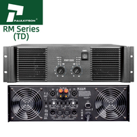 Amplificateur de subwoofer professionnel en métal Paulkitson RM Class TD 2X2200W 4 Ohm pour systèmes sonores