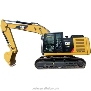 حفارات كات أصلية يابانية مستعملة بوزن 20 طن وحفارة مجنزرة هيدروليكية CAT320D/CAT320E للبيع