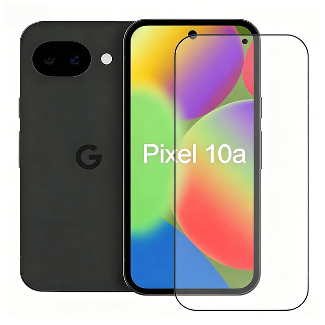 2.5D Fingerprint Unlock Anti Scratch Phone Tempered Glass Screen Protector for Google Pixel 9 10 10A PRO XL