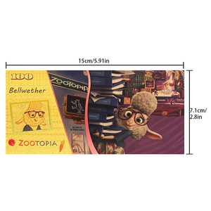 Billet de banque en feuille d'or <span class=keywords><strong>Judy</strong></span> Hopps Nick Wilde Flash, billet commémoratif de dessin animé pour collection ou cadeau - Product Image 6