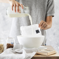 Kantong Filter Nilon 100-mesh Presisi Tinggi, Tahan Asam dan Alkali, serta Tahan Aus untuk Pemisahan Cairan Susu dan Jus Buah