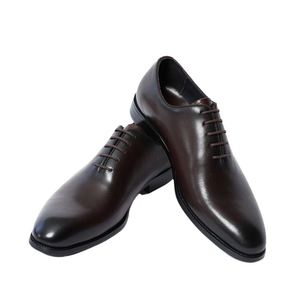 High-end Handcrafted Men's Oxford <b>Shoes</b> Leather-Made Wedding Formal Business <b>Shoes</b> <b>Height</b> <b>Increasing</b> Anti-Slip Waterproof - Product Image 6