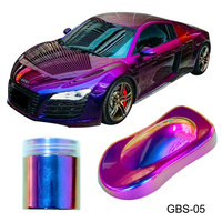 Pigment époxy optique caméléon à effet brillant YICAI, poudre changeante de couleur pour peinture automobile