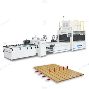 Stratifié de presse à chaud de machine de jointage de panneau de bois à haute fréquence de machines de Saga