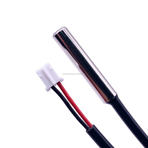 Tùy chỉnh hình trụ cảm biến nhiệt độ NTC thermistor thăm dò IP67, -40 ~ 120 ℃ ± 0.5 ℃ cho xe tải nặng động cơ chất chống đông xe tăng - Product Image 4