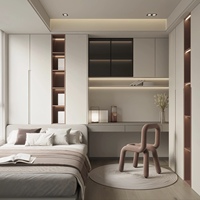 Schlafzimmermöbel Tatami Kleines Familien-Hochzeitsbett Hochbett mit Stauraum Hotel Multifunktionales Kingsize-Doppelbett