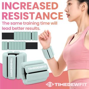 Düşük Minimum Sipariş Adedi Güvenli Kare Velcro Silikon Demir Blok Ağırlıklı Bileklikler Ayak Bileği Ağırlıkları Yoga Fitness Spor Eğitimi için - Product Image 2
