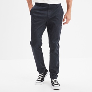 Pantalons chino pour homme en toile décontractée, coupe ajustée, taille mi-haute, coutures renforcées, poches profondes, respirant, écologique, en vrac - Product Image 2