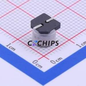 Condensateur électrolytique en aluminium SMD EEEHC1H100P, SMD, D6.3xL5.8mm 10uF 20% 50V 35mA-120Hz - Product Image 2