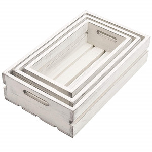 Scatola regalo personalizzata in fabbrica cassa <span class=keywords><strong>legno</strong></span> di pino <span class=keywords><strong>cassette</strong></span> di stoccaggio con manici - Product Image 3