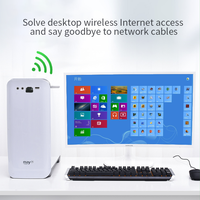 Mini adaptador inalámbrico WiFi USB Antena Wi Fi para computadora