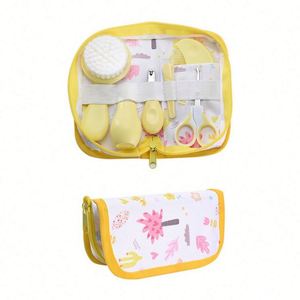 Child Grooming <b>Brush</b> & Nail Care Kit 0-12 Months Manual Print Design BPA & Latex Free Silicone Baby Hair & Nail Care Gift - Product Image 4